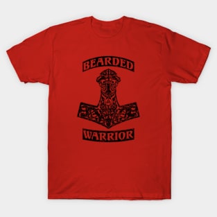 Bearded Warrior Damaged T-Shirt